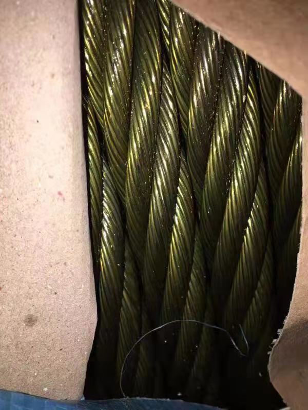Cable de acero zipline galvanizado anti torsión
