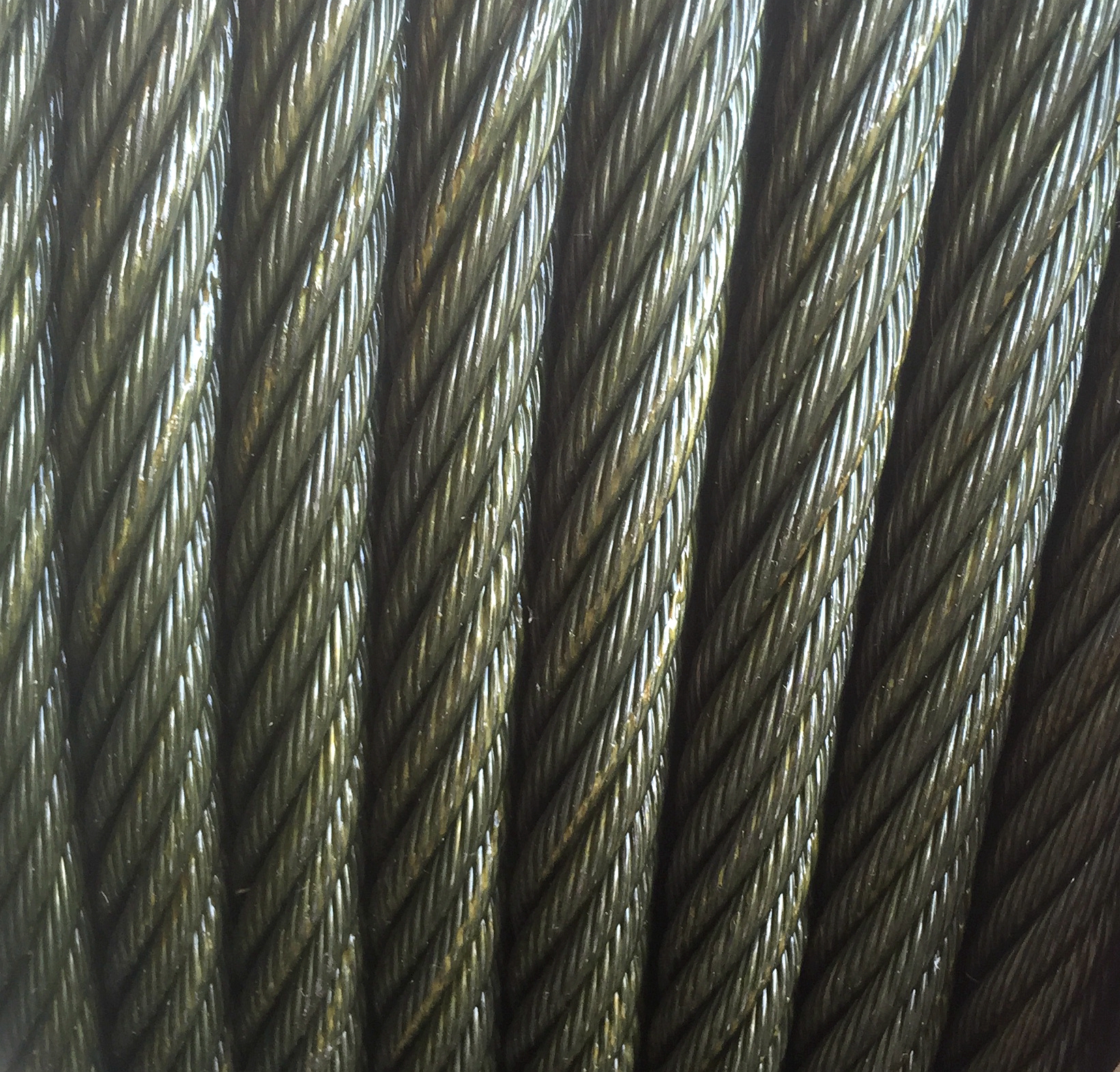 8x19s + FC Cuerda de alambre de acero Competitiva 8mm 10MM 11MM 12MM 1370mpa y 1770mpa Cuerda de elevador