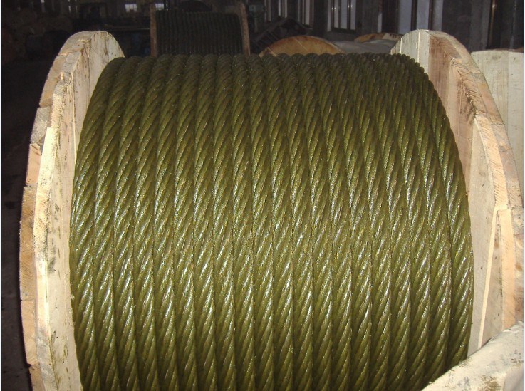Cuerda de alambre 6X37 para minería 14 mm 28 mm