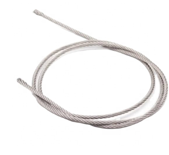 Cable de avión 7X19 Cuerda de alambre de acero 1770MPa Cuerda de alambre seca brillante