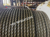 Cable de acero 6X19S + IWRC / FC con grasa pesada para uso marino